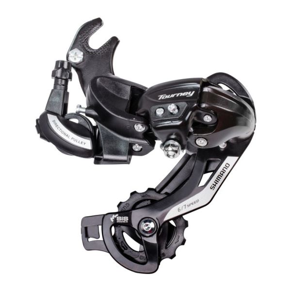 Shimano Schaltwerk 6 7-Gang Tourney TY500 mit Haken (B-Typ) – schwarz