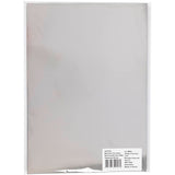 Creativ Company Metallfolienkarton, A4, Blatt 210 x 297 mm, 280 g, Silber, 10 Blatt 1 Karton