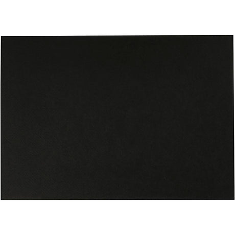 Creativ Company Aquarellpapier, A4, Blatt 210 x 297 mm, 230 g, schwarz, 10 Blatt 1 Karton