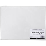 Creativ Company Kraftpapier, A4, Blatt 210x297 mm, 100 gr, weiß, 20 Blatt 1 Karton