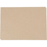 Creativ Company Kraftpapier, A4, Blatt 210x297 mm, 135 gr, graubraun, 500 Blatt 1 Karton
