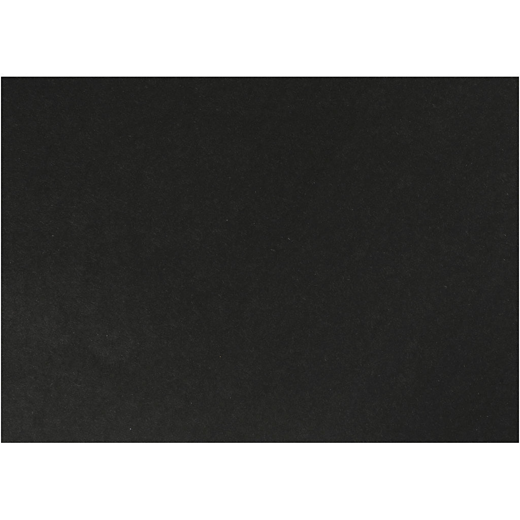Creativ Company Kraftpapier, A4, Blatt 210x297 mm, 100 gr, schwarz, 20 Blatt 1 Karton