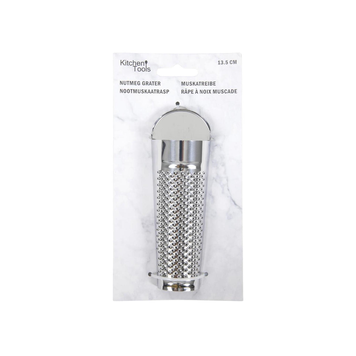 Kitchen tools nootmuskaatrasp rvs 13,5cm