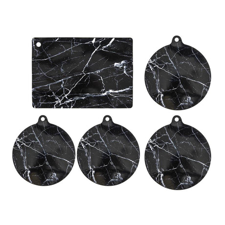 Kein Feuer-Induktionsschutz-Set 5-teilig 2xø22+2xø24+ 35x25 cm | 2 Stk
