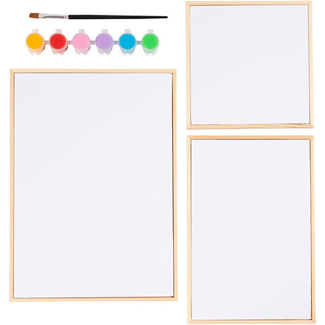 Creativ Company Set Leinwandplatten, bunt, 1 Box