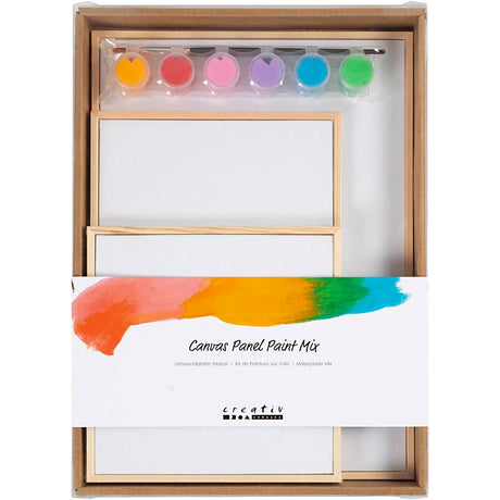 Creativ Company Set Leinwandplatten, bunt, 1 Box