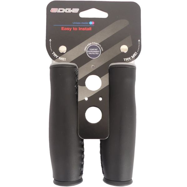 Edge City Künstliche Ledergriffe 135 mm schwarz
