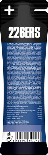 226ers Energy Shot Mid 125 mg Koffein Blue Energy Stick 60 ml