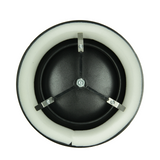 Renson 1068945 - inbouw afzuigventiel pvc 736 (dia 125) str 9005 (zwart) | 2 stuks