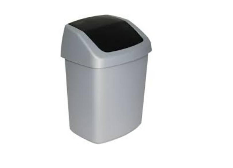 Curver Swing-Abfallbehälter – 15 l – grau