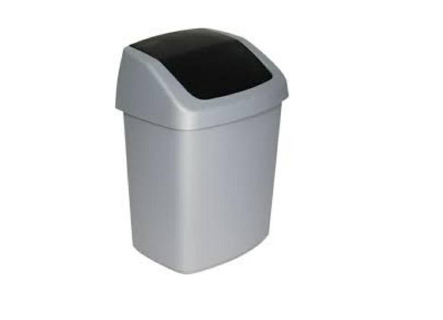 Curver Swing-Abfallbehälter – 15 l – grau