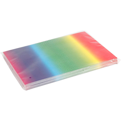 Creativ Company Regenbogenpapier, A4, Blatt 210 x 297 mm, 180 g, 100 Blatt 1 Karton