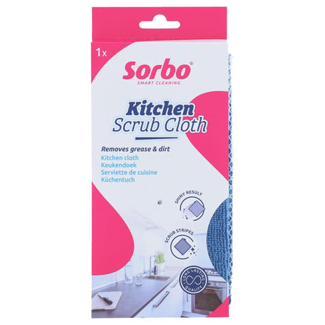 Sorbo Küchen-Schrubbtuch – Mikrofaser-Küchentuch – kratzfreies Scheuertuch – waschbar