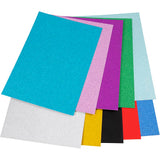 Glitzerkarton, A4, Farben können variieren, 250 gr, 10 Blatt, 1 Karton