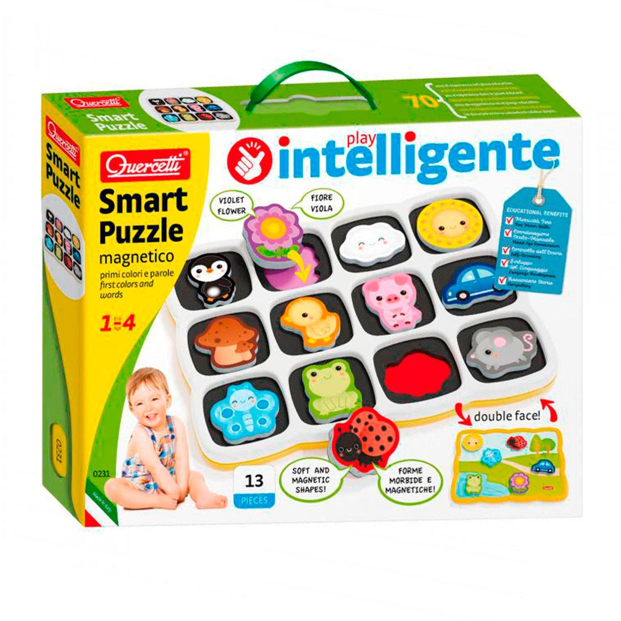 Puzzle de l'aimant intelligent Quercetti