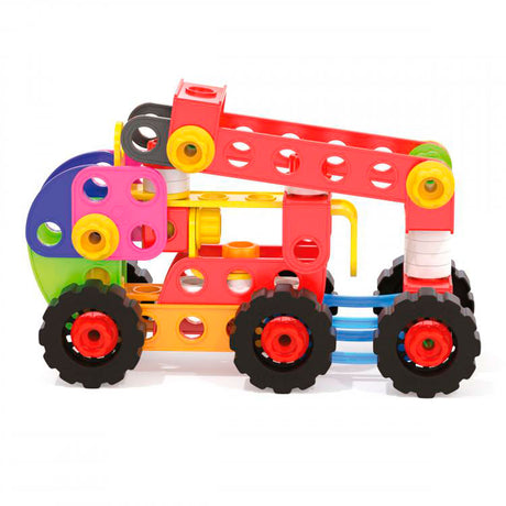 Quercetti Tecno Jumbo mit Speicherbox, 84dlg.