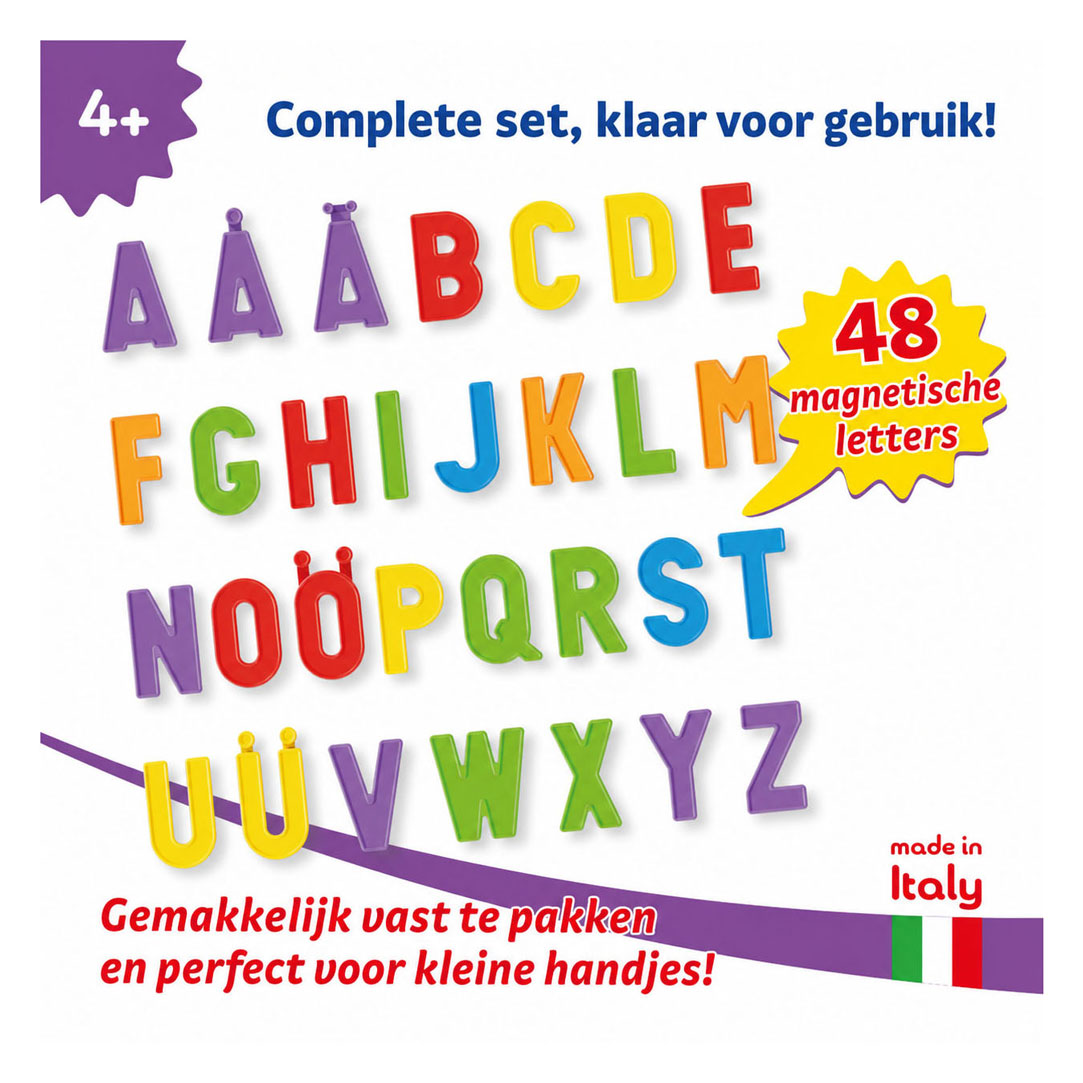 Quercetti ABC Magneten Großbuchstaben, 48st.