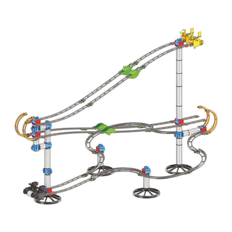 Quercetti Kugelbahn Skyrail League 7,5 Meter Rennbahnspielzeug.