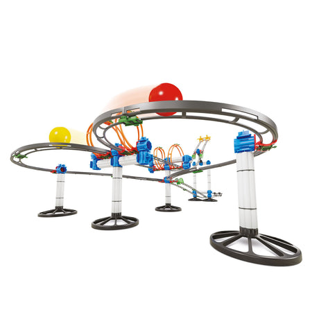 Quercetti Kugelbahn Skyrail League 7,5 Meter Rennbahnspielzeug.
