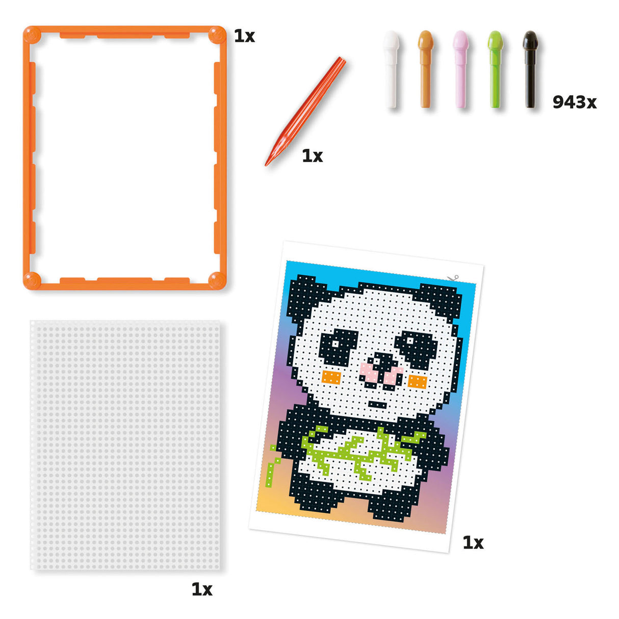 Quercetti Quercetti Art Basic Panda, 946dlg.