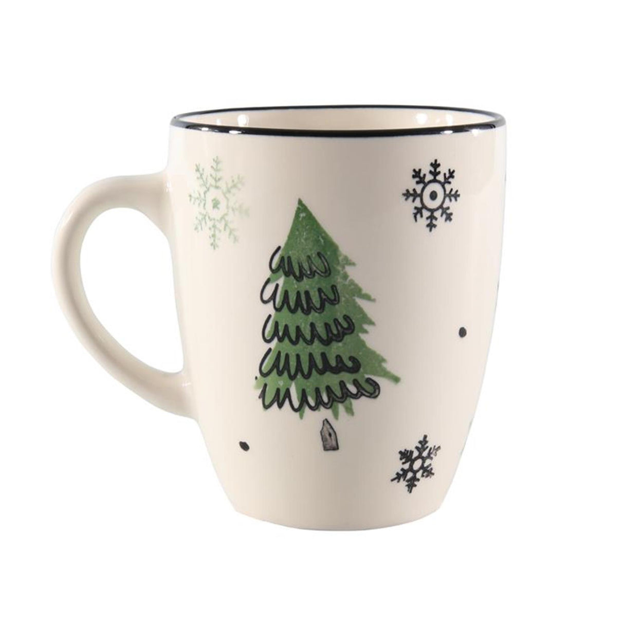 Svenska living kerstbeker kerstboom deco 350ml