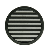 Renson 1061636 - inbouw rond schoepenr met gaas434r dia 200 ral 9005 zwart | 5 stuks