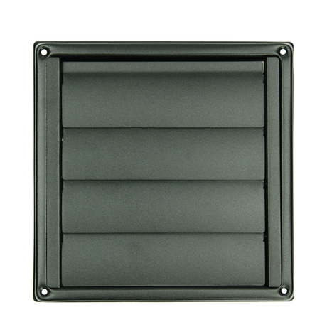Renson 1068947 - inbouw dampkaprooster 633 inox zwart (dia 150) | 2 stuks