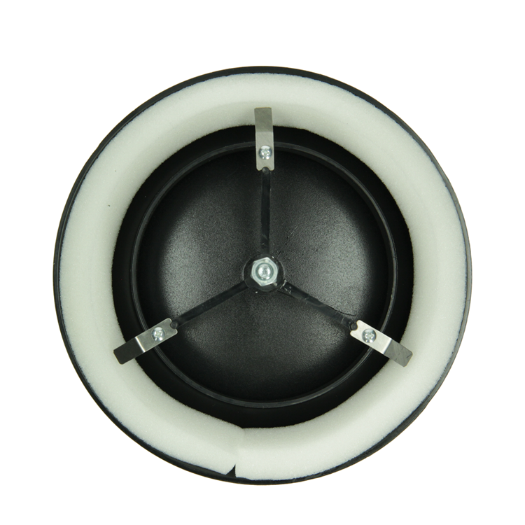 Renson 1068944 - inbouw afzuigventiel pvc 736 (dia 100) str 9005 (zwart) | 2 stuks