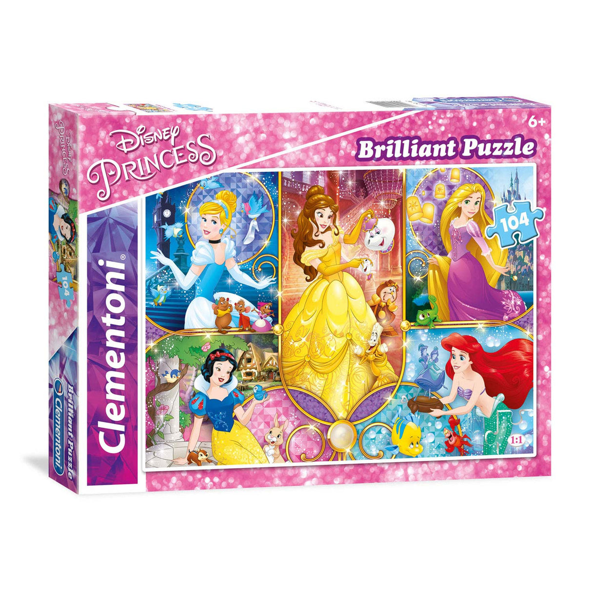 Clemensoni genial Puzzle Prinzessin, 104st.