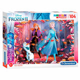 Clementoni Brilliant Puzzle Frozen 2, 104st.