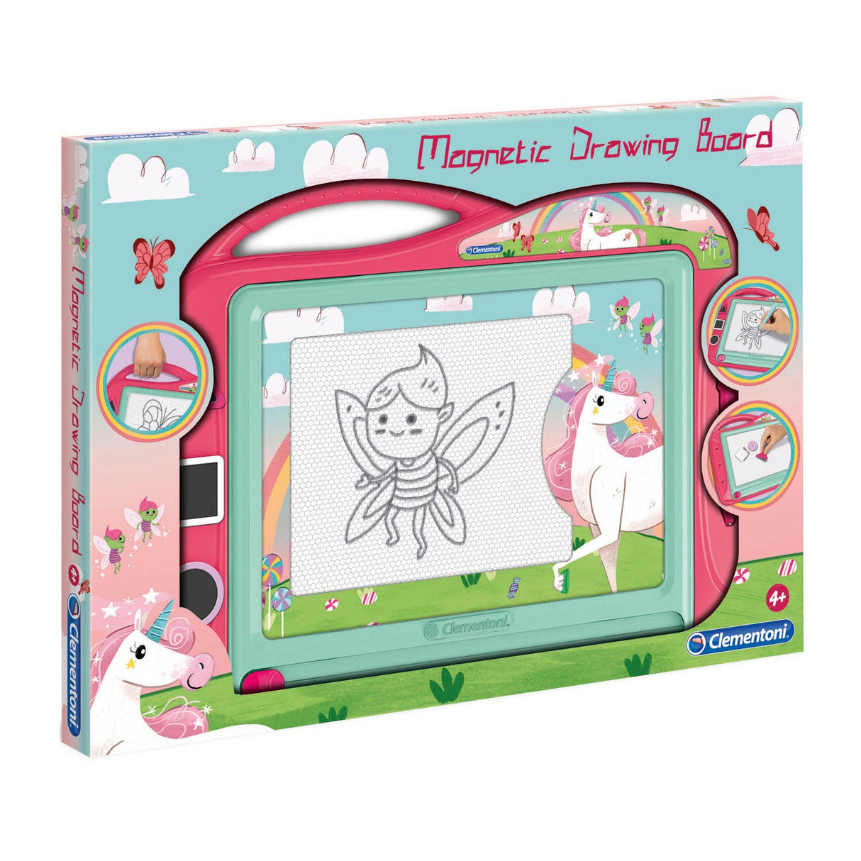 Clementoni Magnetic Drawing Board Unicorn