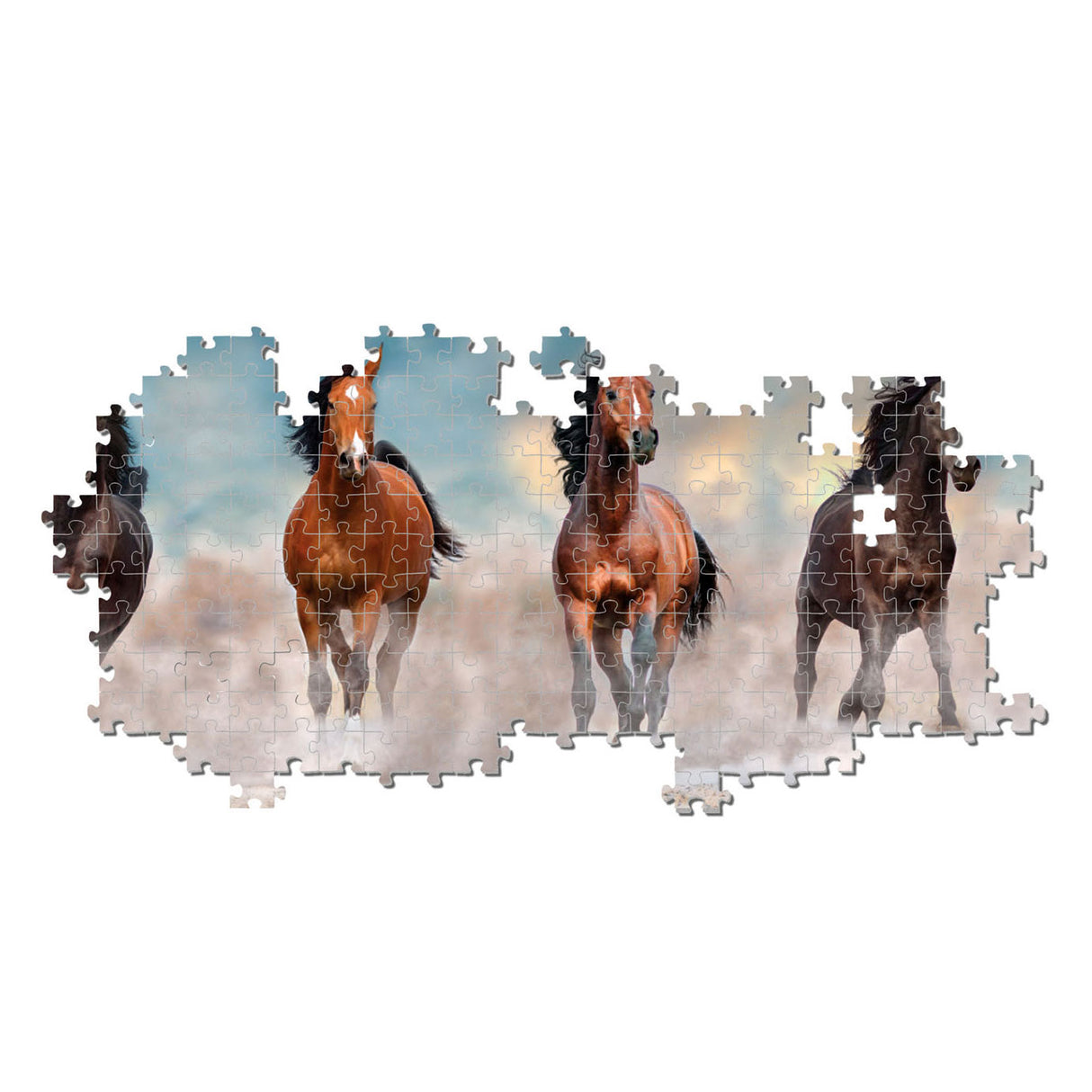 CLEMENTONI PANORAMA Puzzle Caballos, 1000.