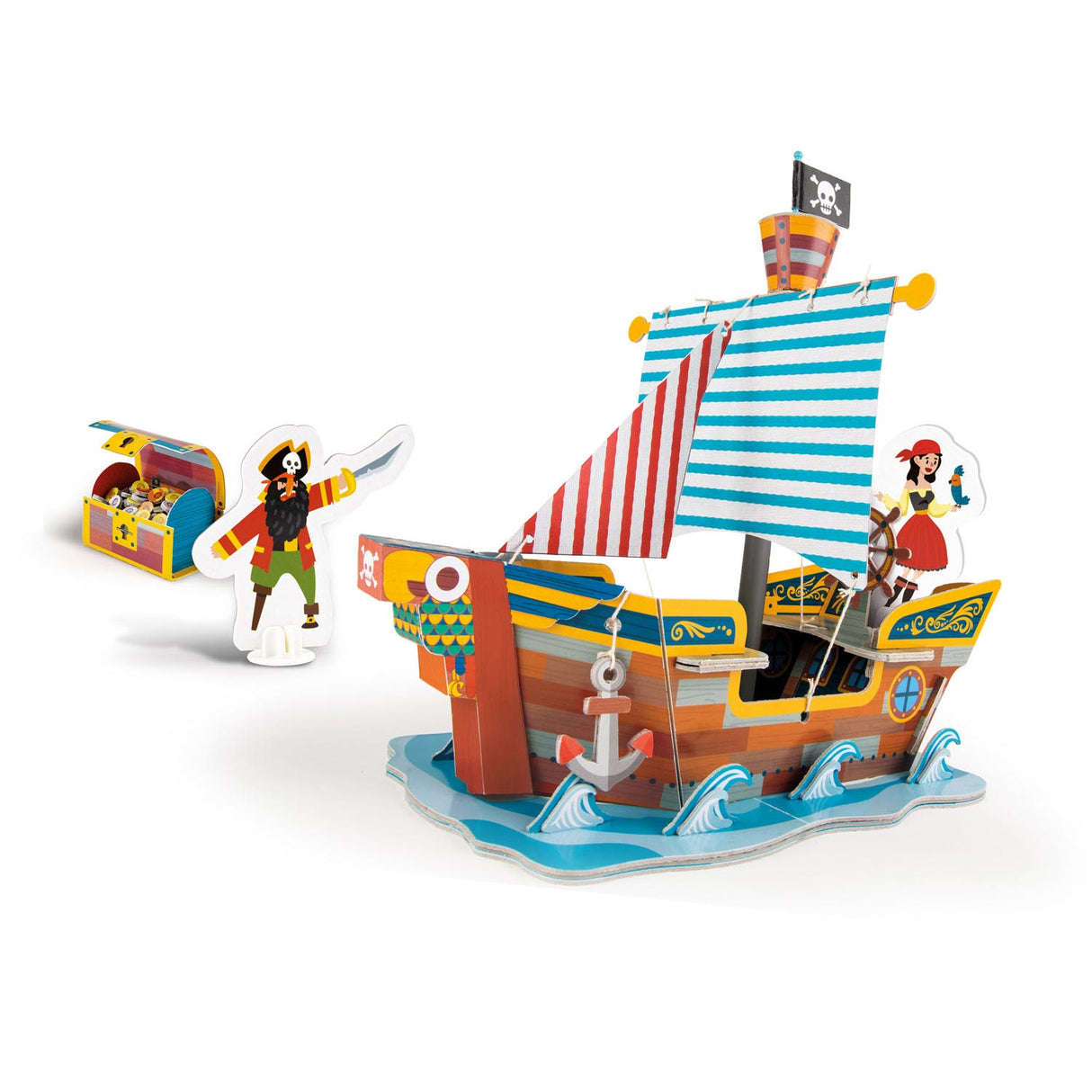 Clementoni Education Construction Play Pirateboat