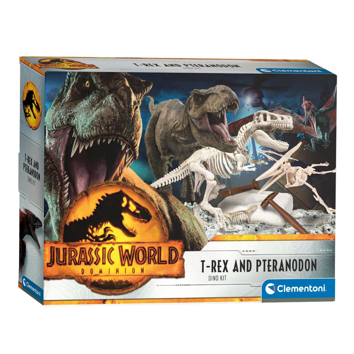 Clementoni Jurassic World T-Rex Pteranodon count set