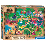 Clementoni MAP MAP Puzzle Alice in Wonderland, 1000st.