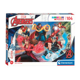 Clementoni glitter puslespil The Avengers, 104st.