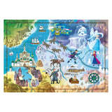 Clementoni Wereldkaart Puzzel Frozen, 1000st.