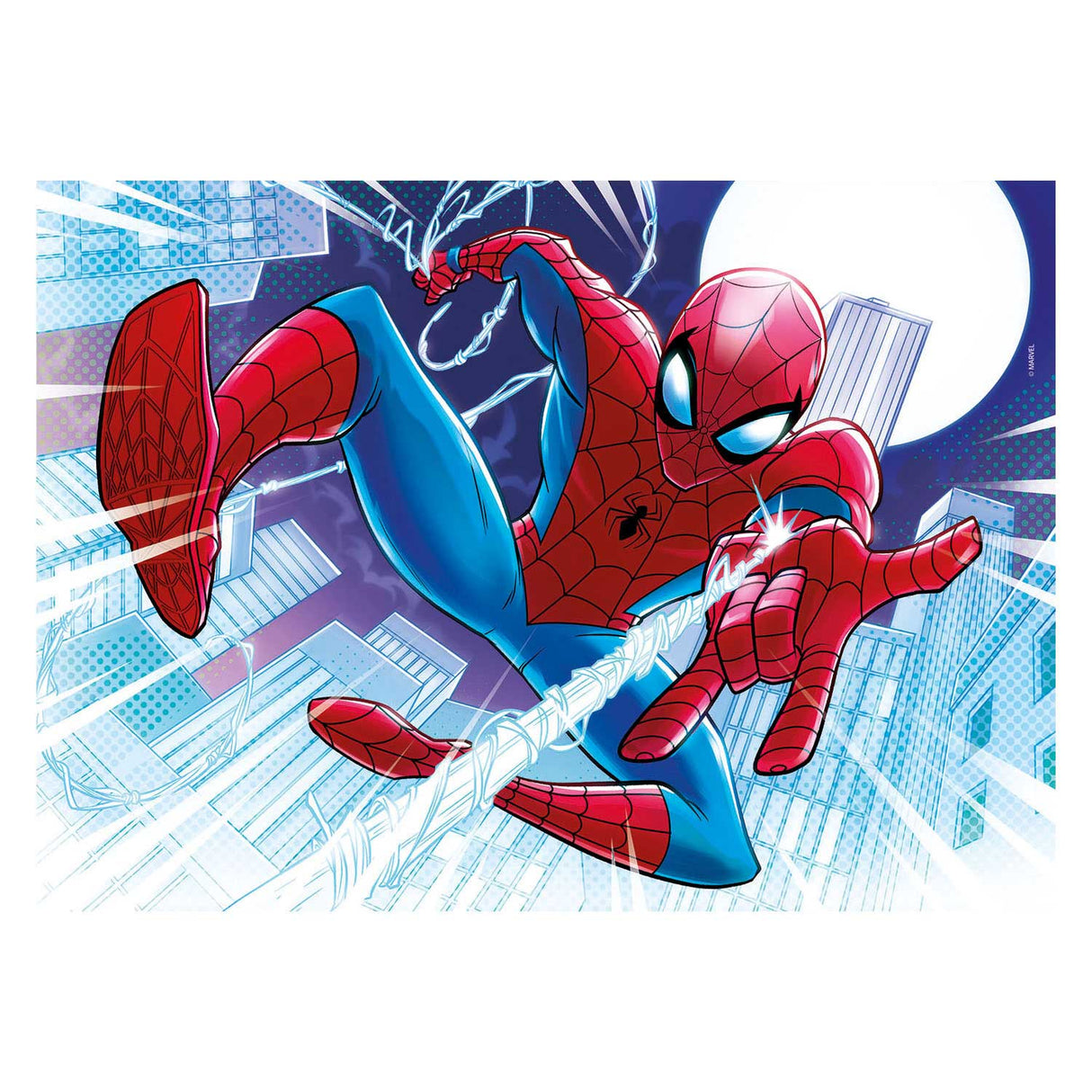 Clementoni Glow in the Dark Puzzle Spiderman, 104st.