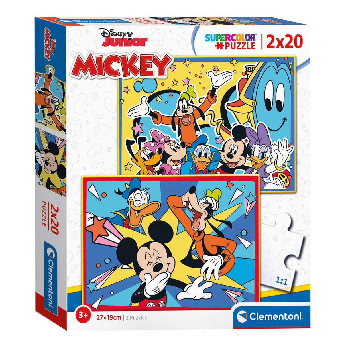 Clementoni puzzle Mickey Mouse, 2x20st.