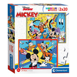 Clemento Puzzle Mickey Mouse, 2x20st.