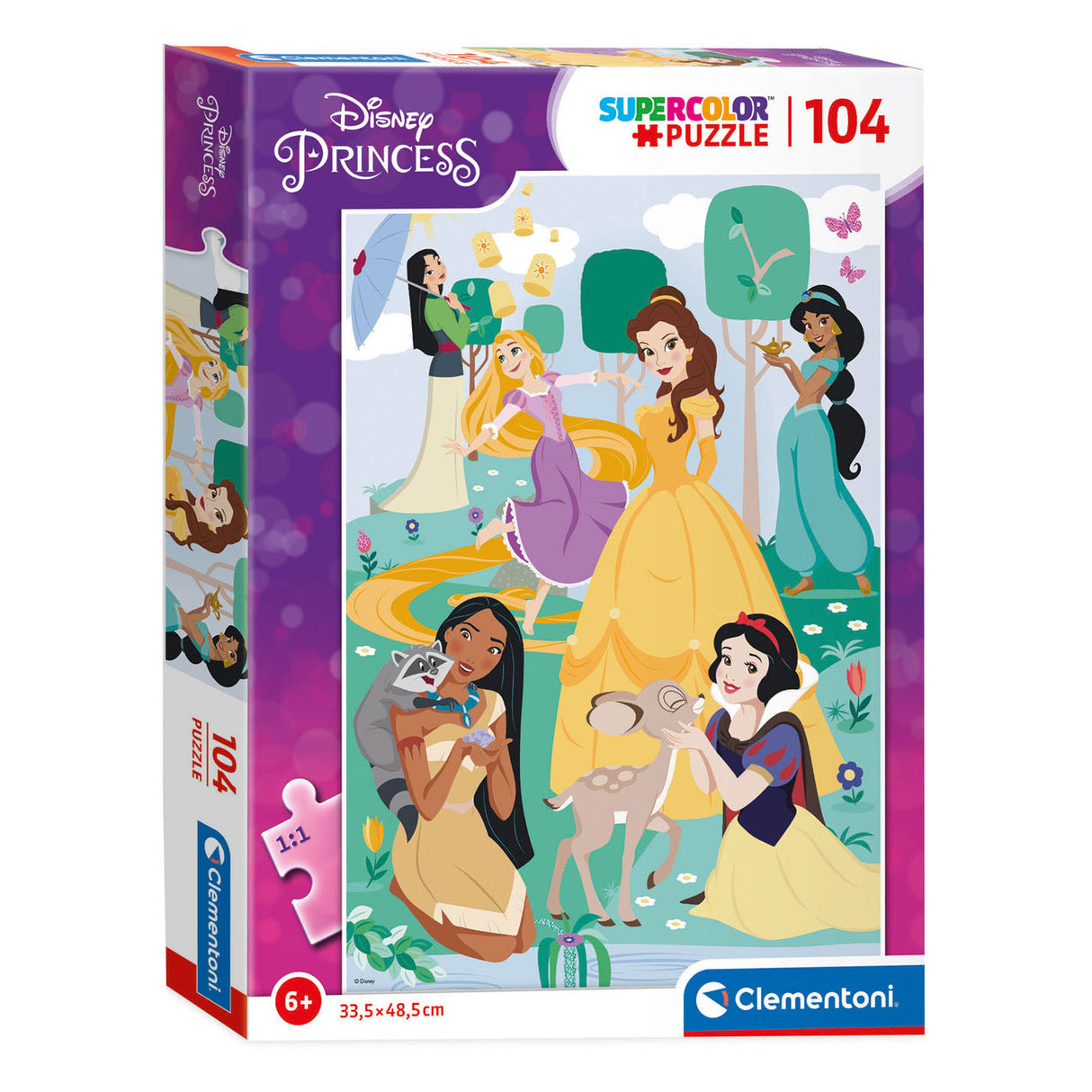 Clementoni Puzzle Disney Prinzessin, 104 Teile.