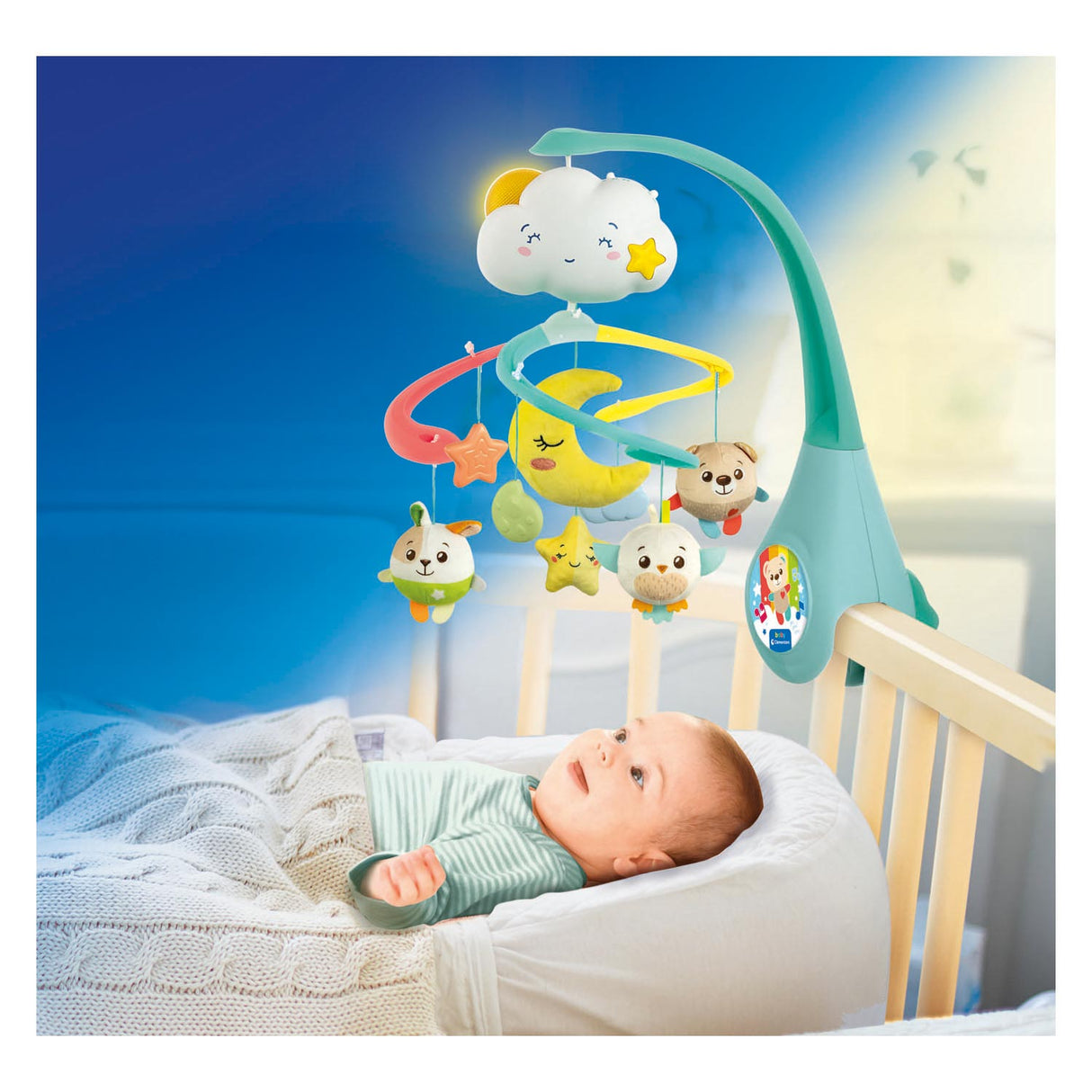 Clementoni baby music mobile cloud