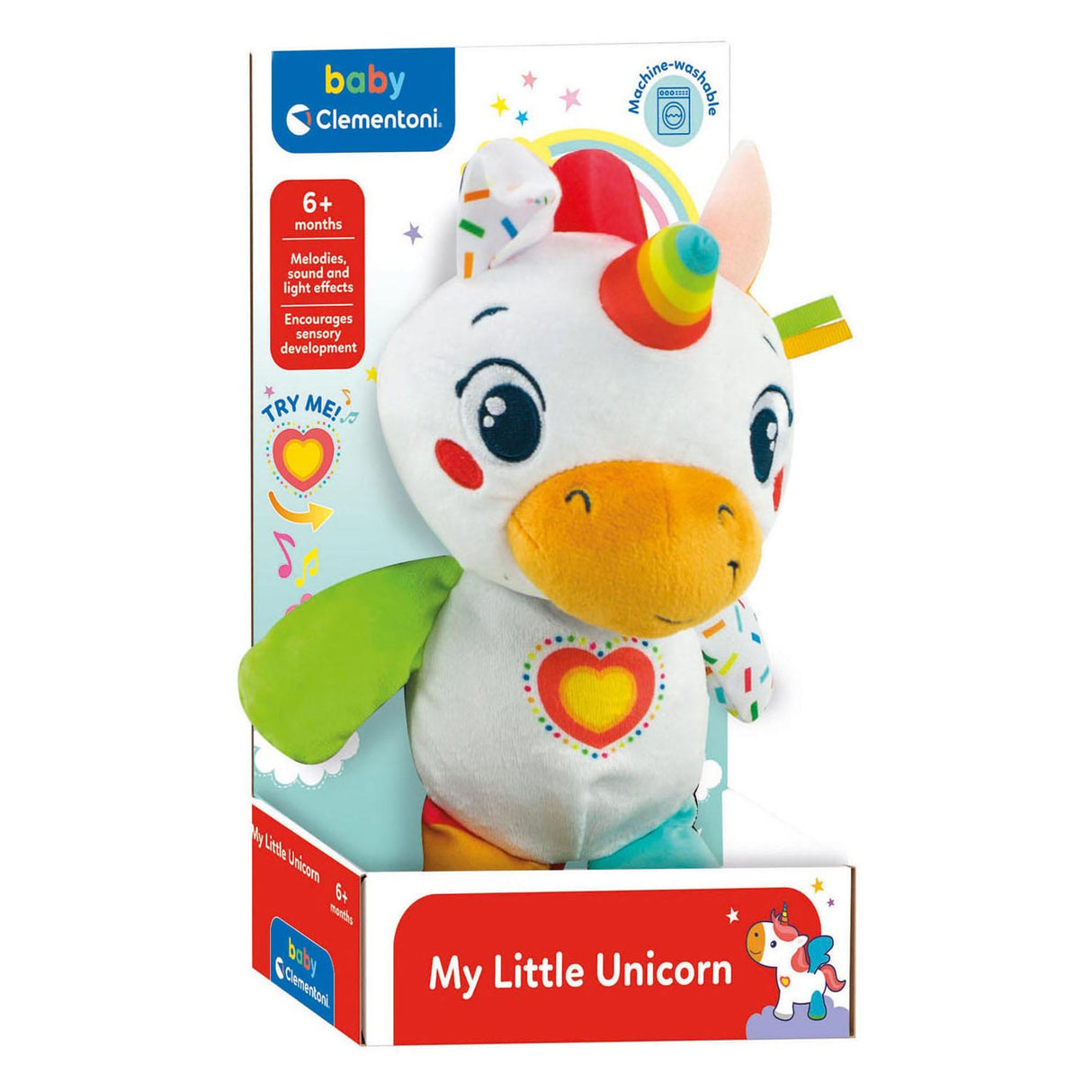 Clementoni bébé Pluchen Cuddle Unicorn