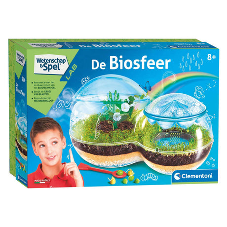 Clementoni Wissenschaftsspiel – Die Biosphäre – Experimentierbox – Wissenschaftslabor – ab 8 Jahren