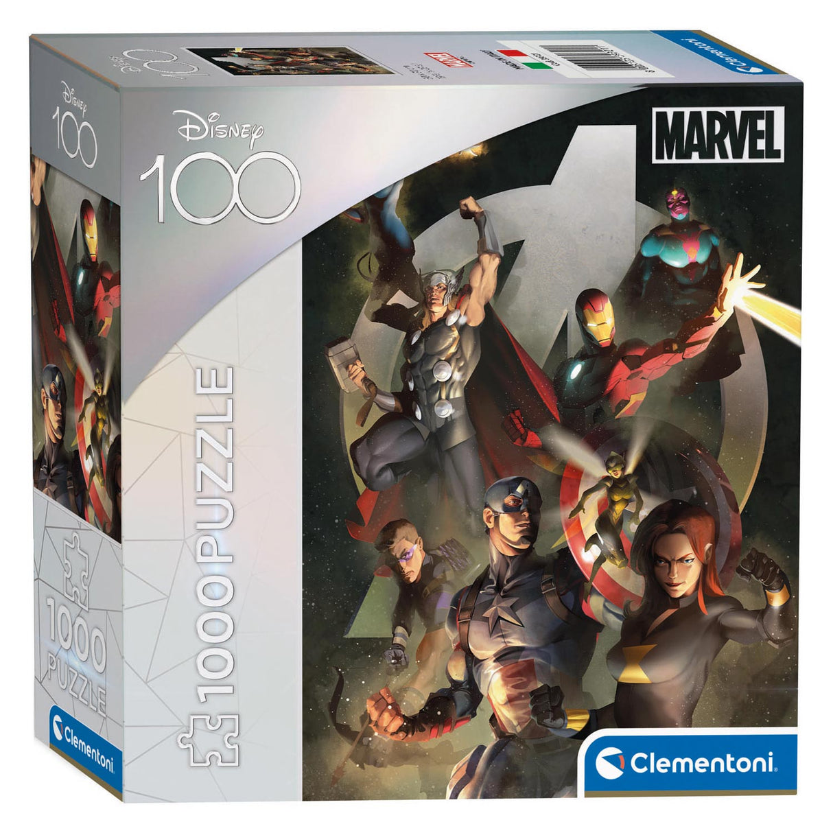 Clementoni Puzzle 100 års Avengers, 1000st.