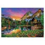 Clementoni Puzzle Alpensee, 6000 Teile.