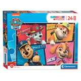 Clementoni Maxi Jigsaw Puzzle Paw Patrol, 24 °.