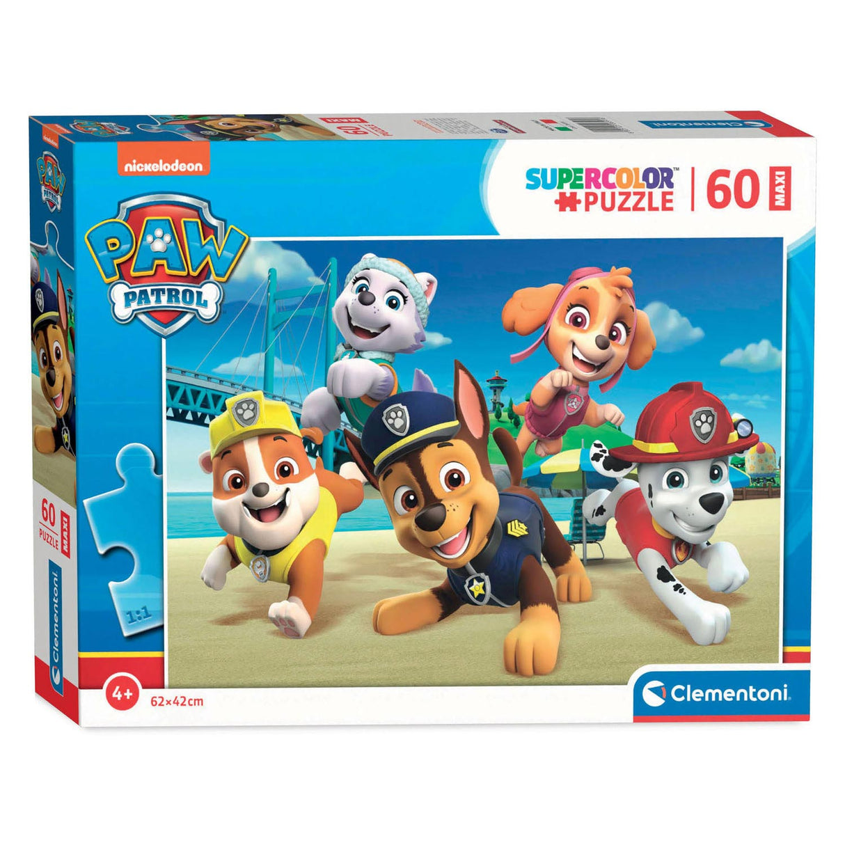 Clementoni Maxi Jigsaw Puzzle Paw Patrol, 60st.