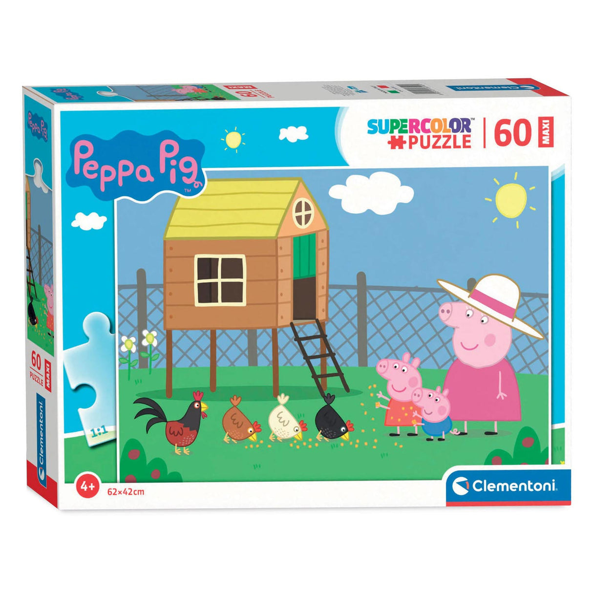 Clementoni Maxi Puzzle Peppa Pig, 60st.