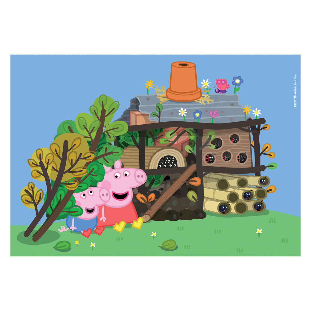 Clementoni Legpuzzel Peppa Pig, 2x60st.